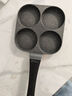 苏泊尔（SUPOR）平底锅煎蛋锅家用早餐煎锅汉堡锅麦饭石色不粘煎蛋堡神器磁炉通用 油刷瓶+黑色四孔煎锅 19cm 实拍图