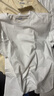 真维斯（JEANSWEST）纯棉t恤女士夏季2025新款休闲慵懒风短袖女装潮流宽松半袖上衣服 白色 纯色 M 实拍图