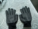 逐港男士手套秋冬季薄款户外骑行登山防滑透气开车男女可触屏钓鱼手套 全指黑色-四双装 实拍图