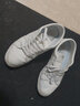 回力男鞋小白鞋冬季板鞋男士百搭款休闲轻便运动纯白色简约平底鞋子男 白黑色 43 实拍图