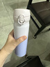 膳魔师（THERMOS）保温杯500ml男女士儿童保冷水杯子毕业礼物JNL-500S渐变*暮山紫 实拍图