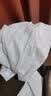 冀衡护士裤白色松紧腰工作裤子冬夏医生护士服急诊墨绿医生裤粉色蓝色 白色薄款(夏季面料) S （80-95斤） 实拍图