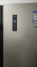 澳柯玛（AUCMA）甄选系列 632升对开门炫金 一级变频 1:1中式格局  双开门无霜大冷冻电冰箱 以旧换新 BCD-632WPNE 实拍图