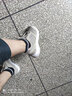 安踏男鞋休闲运动鞋男士夏季大码网面鞋软底轻质减震慢跑步鞋子男 【透气网面】5566-1白/森林绿 40 (250mm) 实拍图