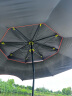 simago喜曼多钓鱼伞遮阳伞防暴雨防紫外线防晒防风万向钓伞 黑胶伞2.4米 晒单实拍图
