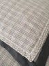 双鹤亚麻凉席三件套宿舍单人双人空调软席床单床席 麻色四菱格（棉麻） 1.8米床适用 (实发 210cm*220cm ） 实拍图