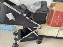 YUYUyuyu悠悠婴儿推车8代可坐可躺轻便折叠高景观可上飞机宝宝手推车 M8深灰（7701车架+睡篮） 实拍图