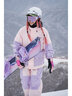 酷峰新款韩版滑雪服男女加厚保暖防水单双板装备分体滑雪衣裤情侣雪衣 粉紫心上衣 M 实拍图
