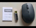 雷柏（Rapoo） M300G 无线蓝牙鼠标 办公鼠标 轻音鼠标 便携鼠标 人体工程学 电脑鼠标 笔记本鼠标 深灰色 实拍图
