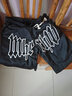 狮之南美式复古短裤男夏季欧美高街vibe裤子大抽绳拳击运动篮球裤 黑色 XL 实拍图