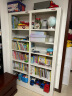 阿格贝贝（agebeibei） 图书馆钢制书架落地一体靠墙书架置物架现代简易书架书柜可定制 白色单面六层0.6M宽副架至尊版 实拍图