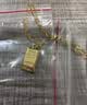 周大生【生日礼物送女友】黄金项链足金吊坠5G暴富小金砖套链金条 4.92g 实拍图