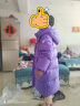 坦博尔羽绒服童男女中长加厚保暖儿童羽绒外套TC331600 简单紫 130  实拍图