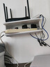 广印通路由器置物架免打孔电视机顶盒wifi托架挂墙上放置架收纳盒墙壁 双层35厘米【送手机支架】 实拍图