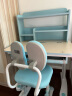 京东京造 儿童学习桌椅 实木学习桌 儿童书桌椅套装 写字桌80cm小户型蓝 实拍图