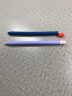 PZOZ硅胶笔套保护套适用苹果apple pencil磁吸充电usb-c第二三3代1/2ipad一ipencil超薄ipadpencil防摔 粉帽浅紫 Apple pencil 一代 实拍图