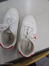 红棉 太极鞋帆布牛筋底春夏儿童男女武术鞋练功鞋太极拳运动晨练软底 白色B-1 34 实拍图