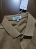 立蒙（LIMENG）珠地棉短袖T恤男士纯色保罗衫全棉翻领大码t袖衫潮 卡其 185 实拍图