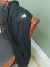 阿迪达斯（adidas）运动裤男裤 夏夏新款卫裤户外速干透气宽松休闲裤冰丝梭织长裤男 JF3538/黑色/快干工装裤 L 实拍图
