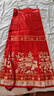 重回汉唐小重楼原创日常百搭红色马面裙敬酒服结婚礼服夏季女薄款明制汉服 深红色马面裙/现货 M 实拍图