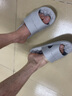 邦有道拖鞋男士蓝色防臭浴室制式静音无声音洗澡防滑居家室内踩屎感凉拖 浅灰 42-43 （适合41-42尺码） 实拍图