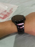 陶瓷手表链 适配华为watch1/2pro/GT表带男女蝴蝶扣18 20 22mm快拆表链 华为GT2男款手表（表盘46mm）经典款黑色 晒单实拍图