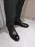 卡帝乐鳄鱼（CARTELO）英伦牛皮商务正装休闲男士低帮系带皮鞋男511  黑色 38 实拍图