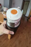 膳魔师（THERMOS）保冷保温杯不锈钢水杯磨砂黑350ml子双盖学生礼物FFM-351 实拍图