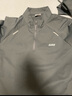 有志者（UZIS）专业速干运动长袖骑行服男健身跑步篮球立领投篮服[无限] 浅灰色 XL 实拍图