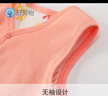 舒贝怡婴儿衣服马甲新春款两面穿儿童背心男女宝宝马夹可爱上衣粉 80CM 实拍图