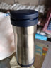膳魔师（THERMOS） 保温杯男女不锈钢滤网泡茶办公水杯团购 JML-371F 蓝色 实拍图