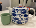 述意 景德镇陶瓷大容量耐热泡茶壶凉水壶 大号高温青花陶瓷大茶壶茶 1.4升缠枝莲6号 实拍图