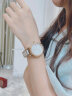 欧绮娜（MG.ORKINA MG）女士时尚个性手表 全自动镂空机械表 防水夜光贝母表盘镶钻腕表 玫金-陶瓷带 实拍图