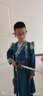 喵驼儿童汉服男童汉服男童唐装古装儿童汉服男中国风儿童少爷学生汉服 蓝色+扇子+靴子+配剑 130cm 实拍图