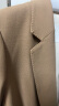 ZEZI新款羊毛混纺休闲一粒扣西装通勤百搭时尚舒适上衣绵羊毛女装 驼色 XL(120-130斤) 晒单实拍图