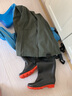 拜杰（BJ）下水裤半身全身雨裤连体背带男女防水鱼渔裤抓鱼捞鱼服加厚涉水裤 加厚85丝绿色（送赠品大礼包） 41 实拍图