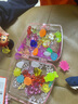 伊莉洛 儿童玩具宝石串珠仿水晶亚克力吊坠不规则冰块藏宝钻石道具礼物 宝石+夜光石110g【小提包装】 实拍图