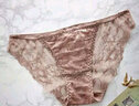 金三塔女士内裤桑蚕丝蕾丝性感内裤NZF6B204 蔷薇粉 1条 XL 实拍图