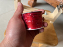 灵久久中国结绳线编织线红绳DIY手工材料挂绳戒指编织丝线手链绳项链线 红色 7号（1.5mm） 实拍图