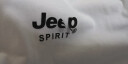 吉普JEEP短袖T恤男夏季商务休闲保罗衫翻领轻薄透气修身简约POLO衫 A126-1-K213白色 3XL（155-175斤） 实拍图