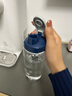 乐扣乐扣（LOCK&LOCK） 塑料水杯大容量户外杯子男女学生个性水瓶带吊绳健身水杯 无虑网透明蓝盖【500ml】 实拍图