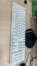 艾石头 FE 104 铁系列 机械键盘 104键游戏键盘 全键无冲 DIY磁吸上盖 阶梯键帽 白色 红轴 实拍图