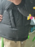 鸭鸭（YAYA）羽绒服男短款2025冬季新款时尚立领面包服保暖外套HY 靑光黑色 XL 实拍图