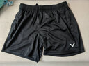 威克多（VICTOR）胜利羽毛球运动短裤男女同款夏季跑步训练宽松舒适易干透气R-6299 R-6299C黑色 L 实拍图