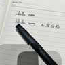 德国进口 凌美(LAMY)钢笔签字笔墨水笔2000杜康系列玻璃纤维杆14K镀金笔尖开学礼物送老师学生 杜康-磨砂黑EF尖 实拍图