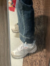 斯凯奇（Skechers）经典复古钻石熊猫鞋休闲鞋女士厚底增高小白鞋12241 白色/银色/WSL 37 晒单实拍图