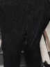 莎妮朵罗大码女装v领T恤雪纺衫女夏装遮肚子短袖洋气宽松气质上衣16104 黑色 6XL建议175-190斤穿着 晒单实拍图