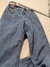 浪莎高腰牛仔裤女春秋新款宽松显瘦设计感直筒阔腿裤子百搭拖地长裤潮 复古蓝 M 【建议95-110斤】 实拍图