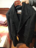 CULTUM【100%重磅羊毛】冬季全羊毛加厚长款柴斯特毛呢大衣男正装外套 黑色 2XL 实拍图