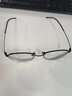 目匠 纯钛近视眼镜男款 防辐射眼镜框男女款全框眼镜架光学镜架 8028 经典黑 防蓝光配镜（1.61防蓝光片） 实拍图